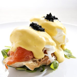 Petrossian Smoked Salmon Eggs Benedict