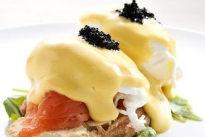 Petrossian Smoked Salmon Eggs Benedict