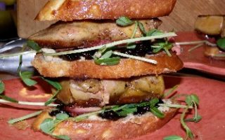 Mirepoix Foie Gras Club Sandwich