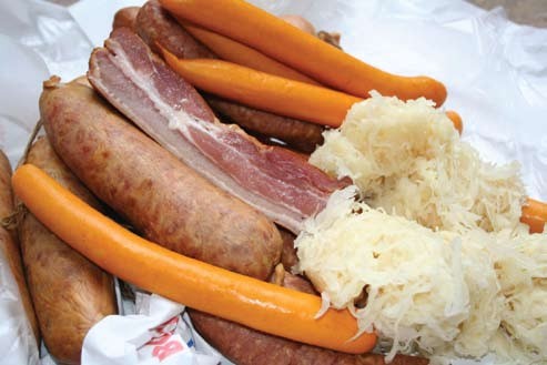 Steaming Hot Choucroute