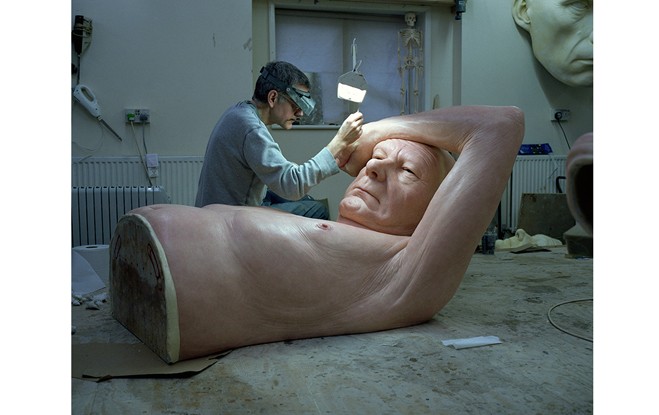 Mueck at the Fondation Cartier