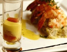 Poached Prawns