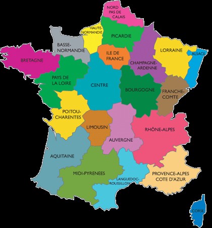 President François Hollande’s New Map of France