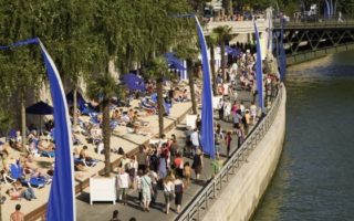 Hit the Beach in the City at Paris Plages 2014