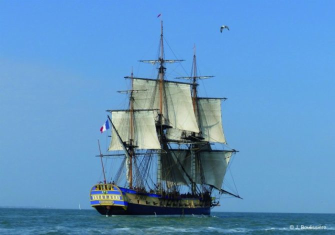 The Hermione: The Replica of Lafayette’s Famous Frigate Sets Sail