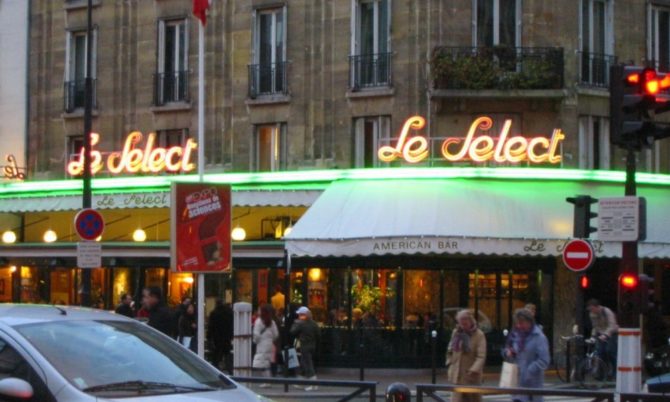 A Pilgrimage to Café Sélect in Montparnasse