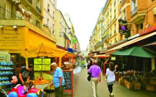 Parisian Walkways: Rue Daguerre, A Lively Market Street