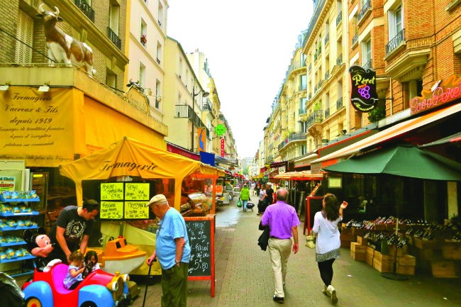 Parisian Walkways: Rue Daguerre, A Lively Market Street