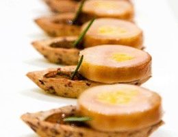 Foie gras and mushroom toast