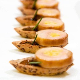 Foie gras and mushroom toast