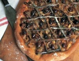 Anchovy and Onion Tart