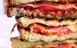 Griddled Ham and Cheese Bocadillos