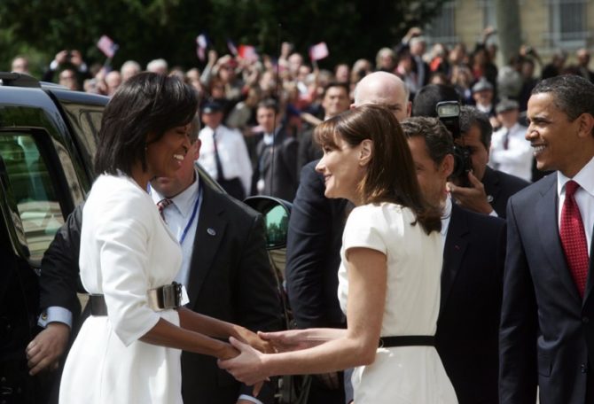 The Obamas Go to France