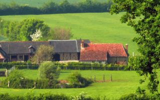 Normandy: Half-Timbered Houses and Thatched Roofs