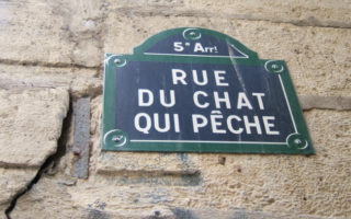 Read the Signs: Rue du Chat qui Pêche in Paris
