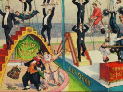 A painting of the circus by Gerard Blot