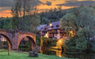 On the Plus Beaux Villages trail in Aveyron