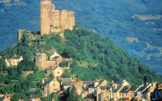 Najac castle in the Aveyron