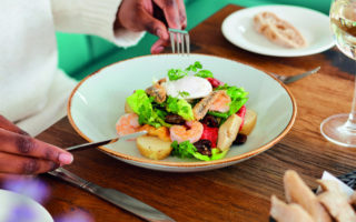 French Recipes: Salade Niçoise avec Crevettes