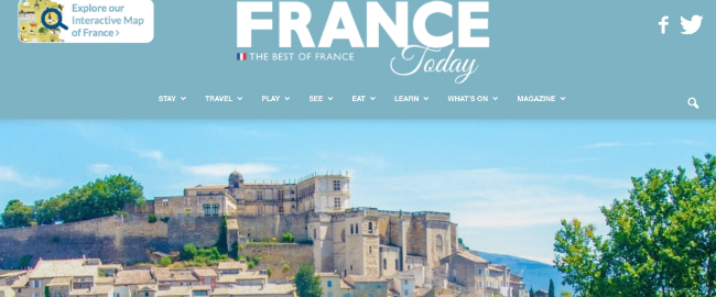 France Today Awarded Number 1 French Website!