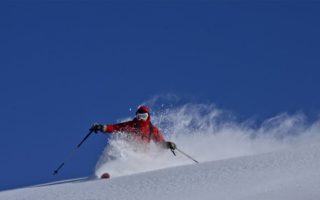 Skiing in the Pyrenees Orientales