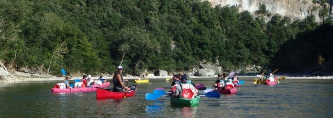 Canoeing Holidays in the Ardèche