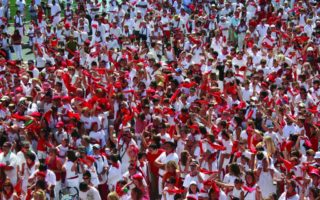Seeing Red at the Fete de Bayonne