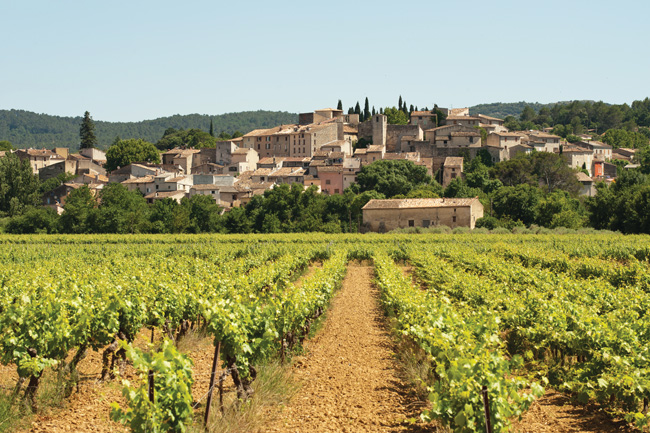 The village of Carcès in Provence