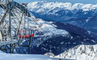 Skiing Green in the Alps