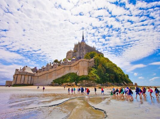 French Monument of the Month: the Mont Saint-Michel Abbey...