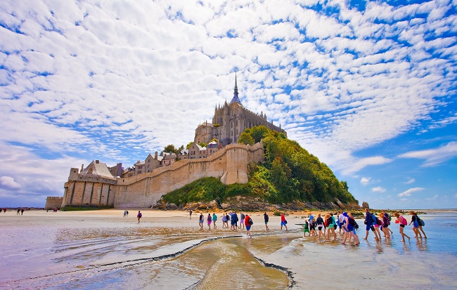 French Monument of the Month: the Mont Saint-Michel Abbey