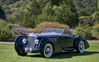 French 1938 Delage Classic Car Wins Best of the Best Award 