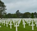Grave markers at Normandy American Cemetery