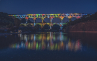 Pont du Gard - Nocturne