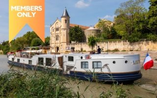 Drift Back in Time on an Art Deco-Inspired Luxury Hotel Barge