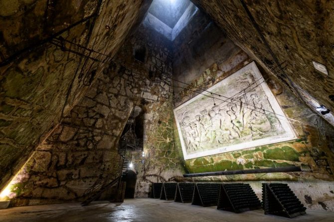 Contemporary Art is Bubbling 30 Metres Below Ground at Domaine Vranken Pommery  
