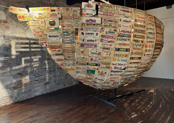 How Tiffany Black Turned French Market Crates Into a Work of Art