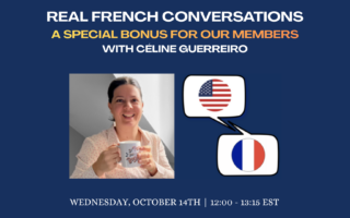 A bonus French-learning session from Céline Guerreiro